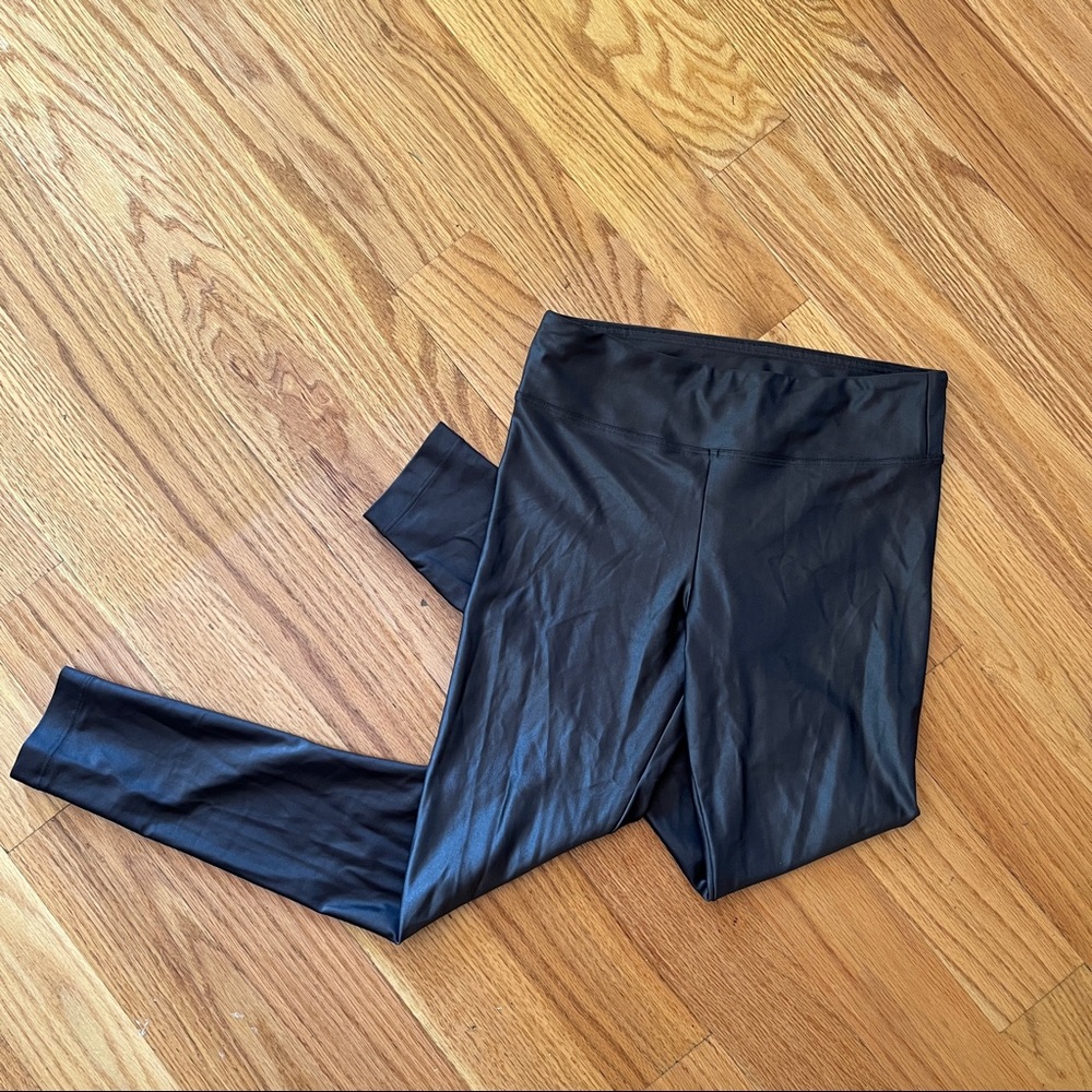 Koral faux leather leggings, size M